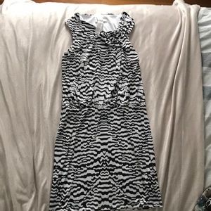 Zebra print dress